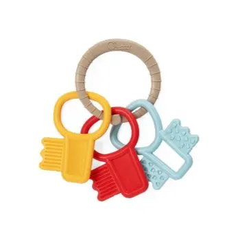 Chicco Eco+ Teething Key Ring jucărie pentru dentiție
