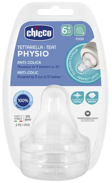 Chicco Perfect 5 set de suzete din silicon, 2 bucăți