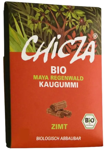 Chicza Bio gumă de mestecat, scorțișoară, 30 g