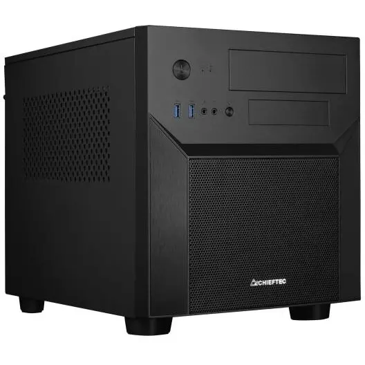 Chieftec Carcasa Cube Chieftec CI-02B-OP, Negru