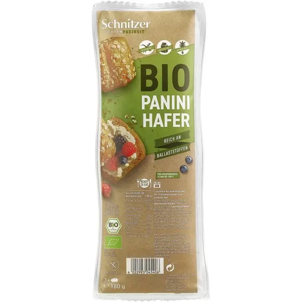 Chifle panini cu ovaz fara gluten 3 bucati, eco - 180 g