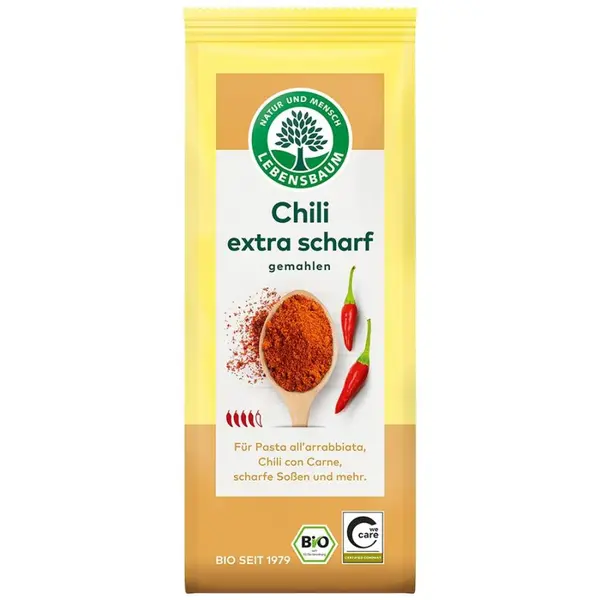 Chili macinat foarte iute, eco - 50 g
