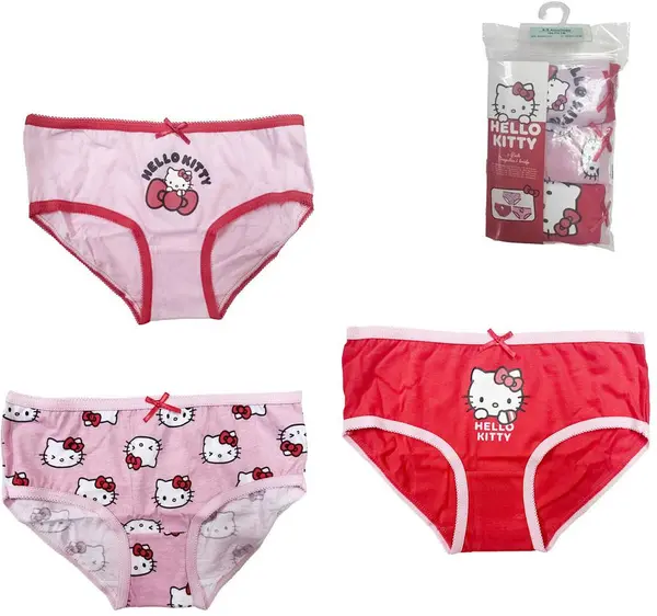 Chiloței pentru copii Cerda - Hello Kitty, 3 bucăți, 6-7 ani