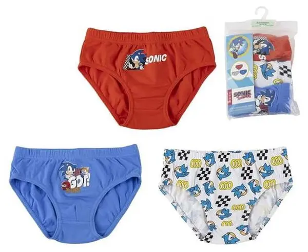 Chiloței pentru copii Cerda - Sonic, 3 bucăți, 4-5 ani