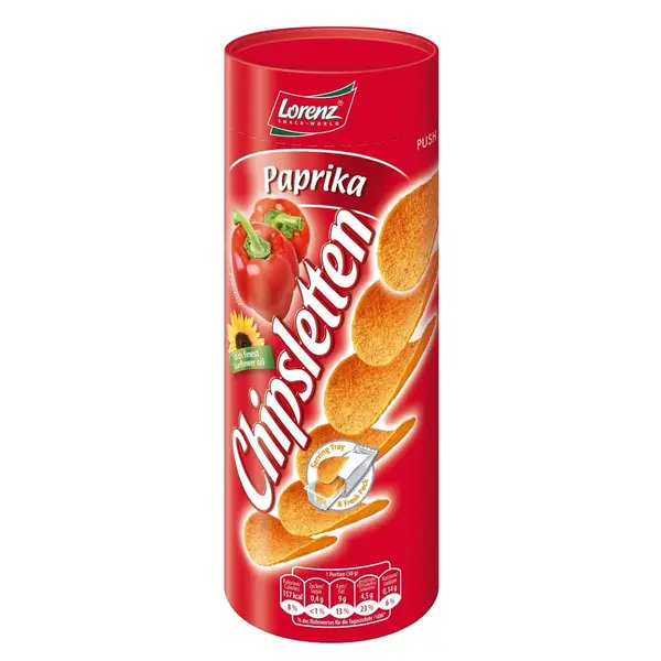 Chipsletten paprika 100 gr