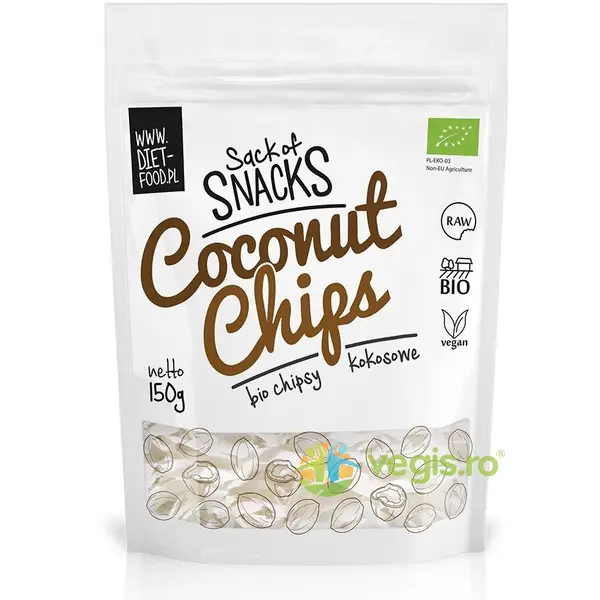 Chipsuri de Cocos Ecologice/Bio 150g