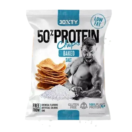 Chipsuri prajite cu sare cu 50% proteine, 40g, Enjoy