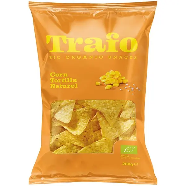 Chipsuri tortilla organice, 200 g, Trafo