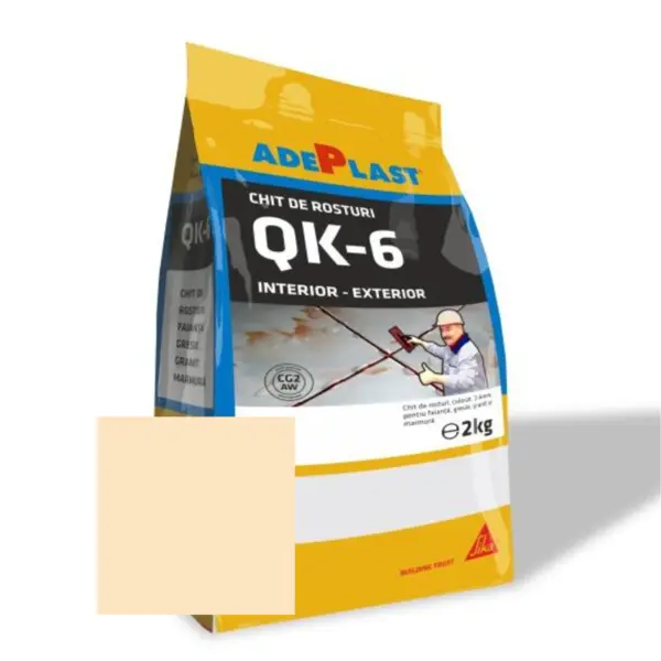 Chit de rosturi gresie si faianta Adeplast Quartz cream 5 kg