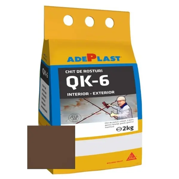Chit de rosturi gresie si faianta Adeplast Quarz chocolate 5 Kg