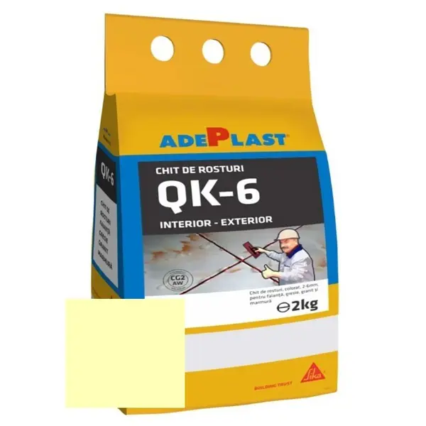 Chit de rosturi gresie si faianta Adeplast Quarz cream 2 Kg