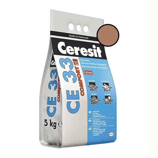 Chit de rosturi gresie si faianta Ceresit CE 33 Siena 5 Kg