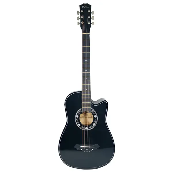 Chitara clasica din lemn 95 cm, Cutaway Country Black