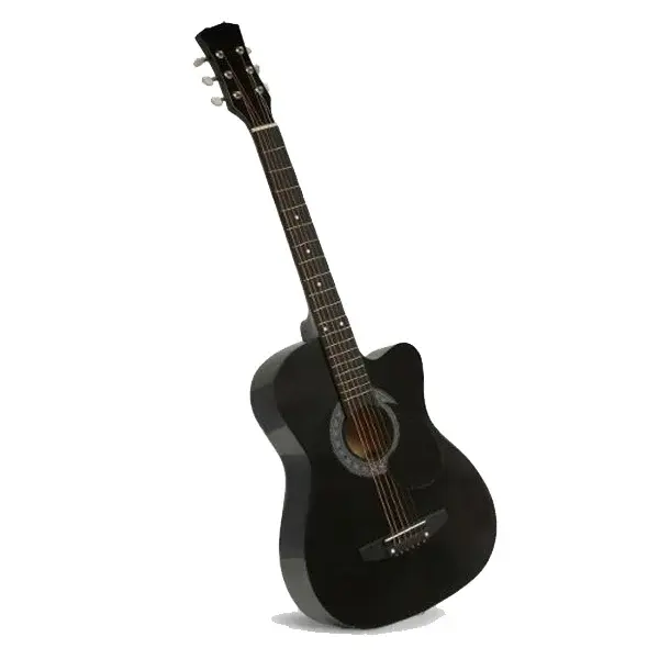 Chitara clasica din lemn 95 cm neagra