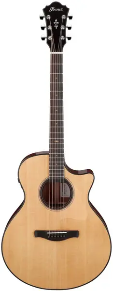 Chitară electroacustică Ibanez - AE410 LGS, bej/maro