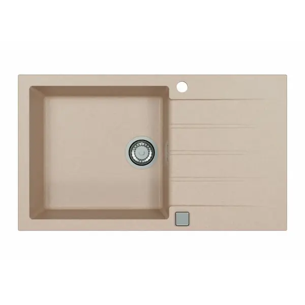 Chiuveta bucatarie compozit cuva mare crem mat Alveus Cadit 40