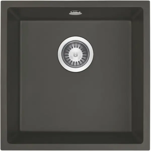 Chiuveta bucatarie compozit Deante Corda, montare sub blat, 44 cm, antracit metalic