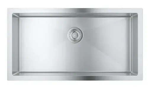 Chiuveta bucatarie Grohe K700 31580SD1, 864 x 464 mm, montare pe blat, 1 cuva, scurgere, otel inoxidabil