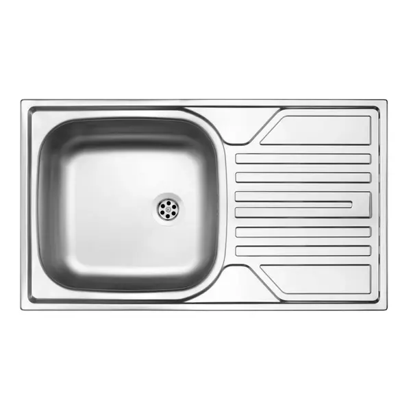 Chiuveta bucatarie inox cu picurator crom satin Deante Legato