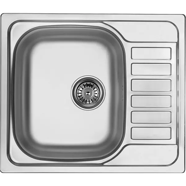 Chiuveta bucatarie inox cu picurator crom satin Deante Soul