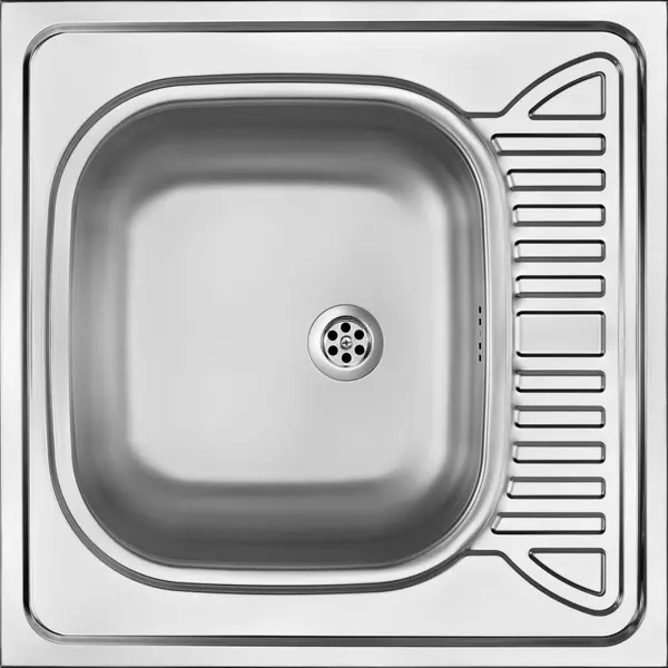 Chiuveta bucatarie inox cu picurator crom satin Deante Tango