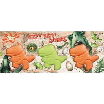 Chlapu Chlap Dinosaurs Bombe efervescente de baie