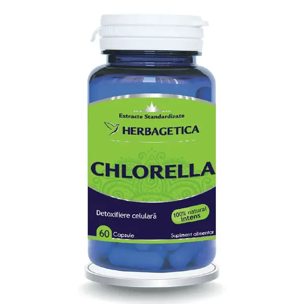 Chlorella, 60 capsule, Herbagetica