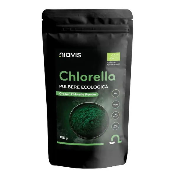 Chlorella pulbere ecologica, 125g, Niavis