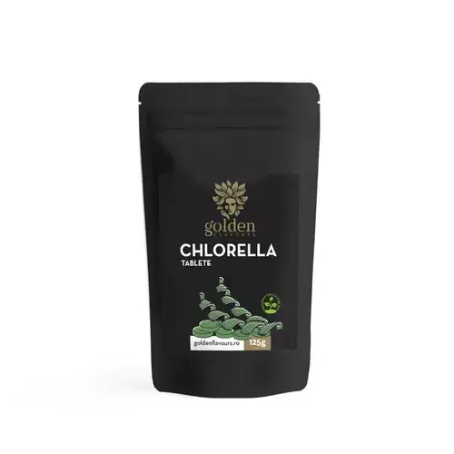 Chlorella Tablete 100% Naturale, 125g/250 tablete | Golden Flavours