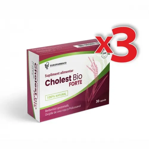 Cholest Bio Forte x30 capsule (pachet 3 cutii) Zephyr Labs