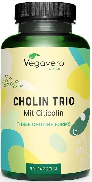 Cholin Trio mit Citicolin, 90 capsule, Vegavero
