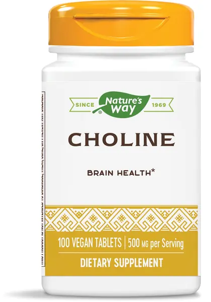 Choline, 500 mg, 100 tablete, Nature’s Way