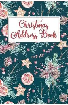 Christmas Address Book: Holiday Card List Book & Organizer - Briar Holiday Books