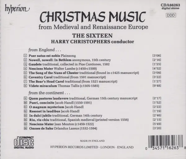 Christmas Music | The Sixteen