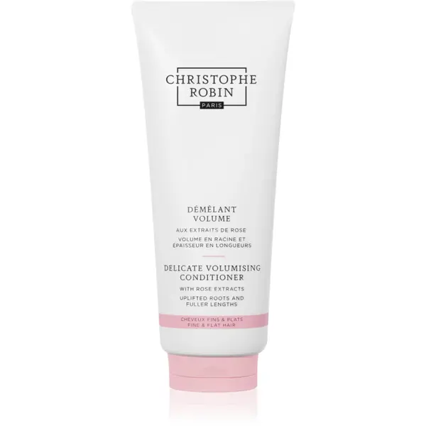 Christophe Robin Delicate Volumizing Conditioner with Rose Extracts balsam pentru păr fin cu efect de volum 200 ml
