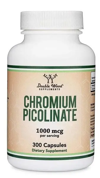 Chromium Picolinate, 1000 mcg, 300 capsule, Double Wood