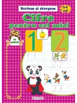 Cifre pentru cei mici. Scriem si stergem/***