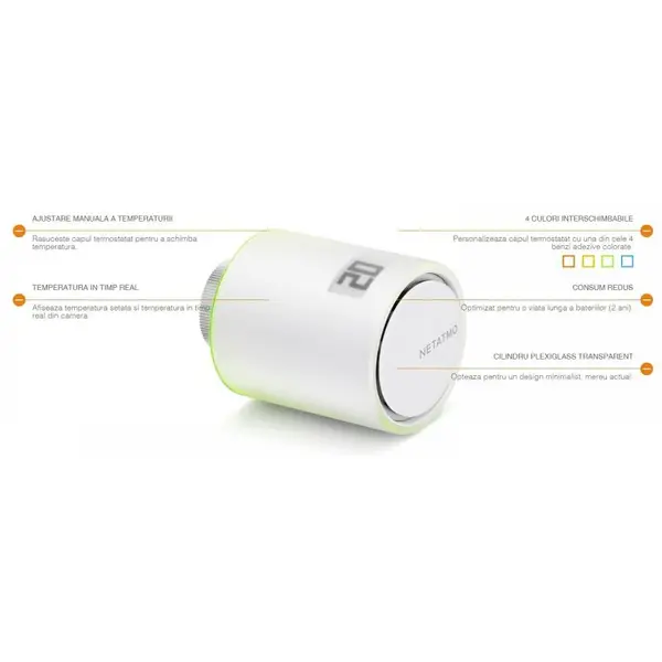 Cilindru transparent din plexiglass Netatmo Wireless NAV-PRO