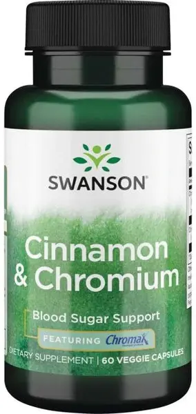 Cinnamon & Chromium, 60 capsule, Swanson