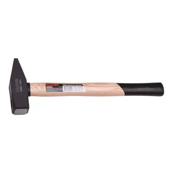 Ciocan pentru Mecanici cu Coada din Lemn de Stejar, Profesional, Harden, 300 g