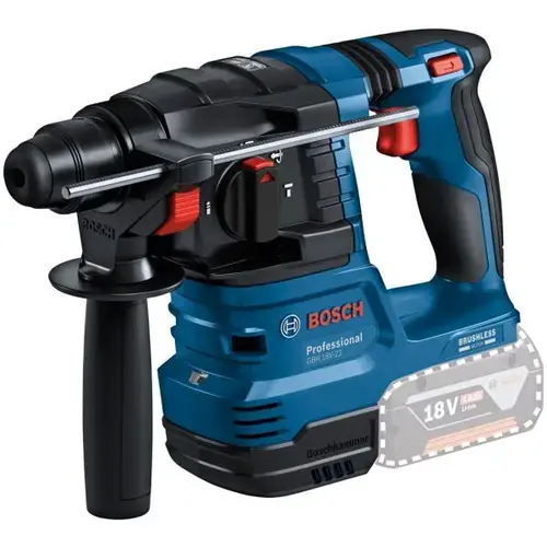 Ciocan rotopercutor Bosch GBH 18V-22 Professional, 1.9 J, SDS plus, 18V, fara acumulator si incarcator