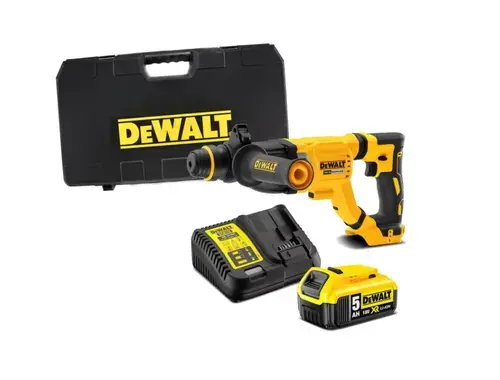 Ciocan rotopercutor DeWalt cu acumulator XR LI-ION 18V 5Ah prindere SDS PLUS 3 J