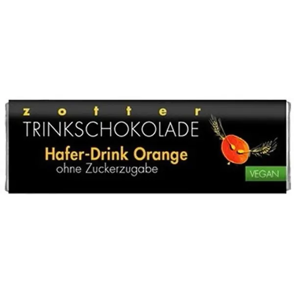 Ciocolata Calda cu Lapte de Ovaz si Portocale, Zotter Schocolade, Fair si Vegan, Bio, 22 g