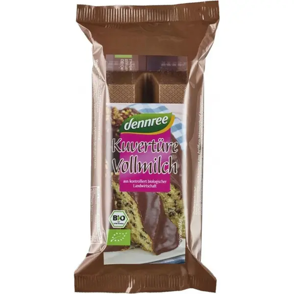 Ciocolata cu lapte cuvertura, eco - 150 g