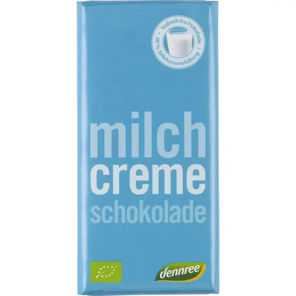 Ciocolata cu lapte si crema de lapte, eco - 100 g
