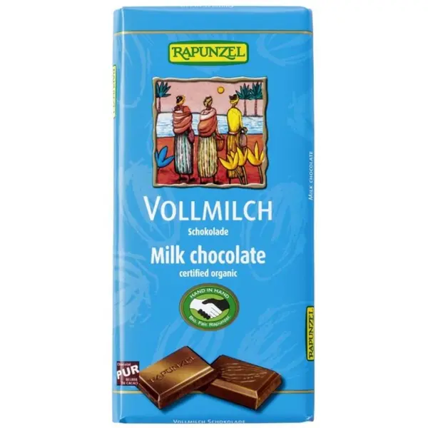 Ciocolata din lapte integral, eco - 100 g