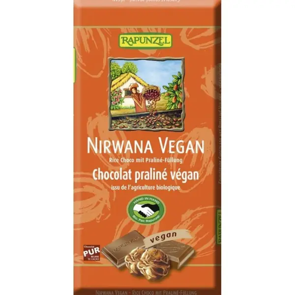 Ciocolata Nirwana vegana, eco - 100 g