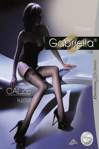 Ciorapi pentru portjartier, Calze Katia, Gabriella