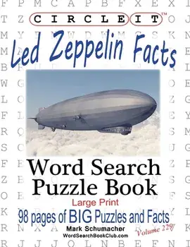 Circle It, Led Zeppelin Facts, Word Search, Puzzle Book, Paperback/***