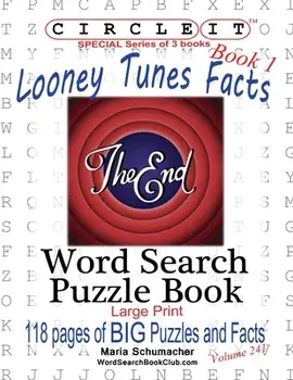 Circle It, Looney Tunes Facts, Book 1, Word Search, Puzzle Book, Paperback/***
